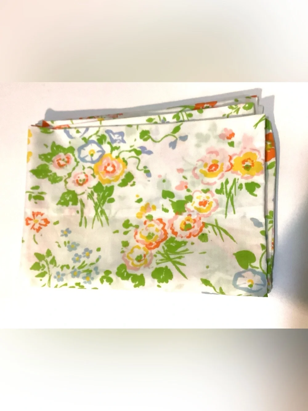 Springmaid Wondercale Twin fitted sheet + pillow case no iron Percale.